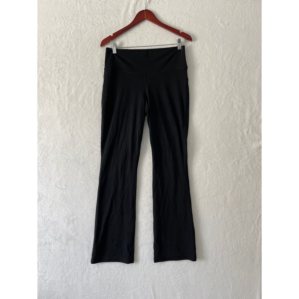 Athleta Transcend Slim Pant Black High Rise Slight Flare Yoga Pants Womens XL